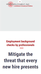 Mobile Screenshot of pre-employment.com